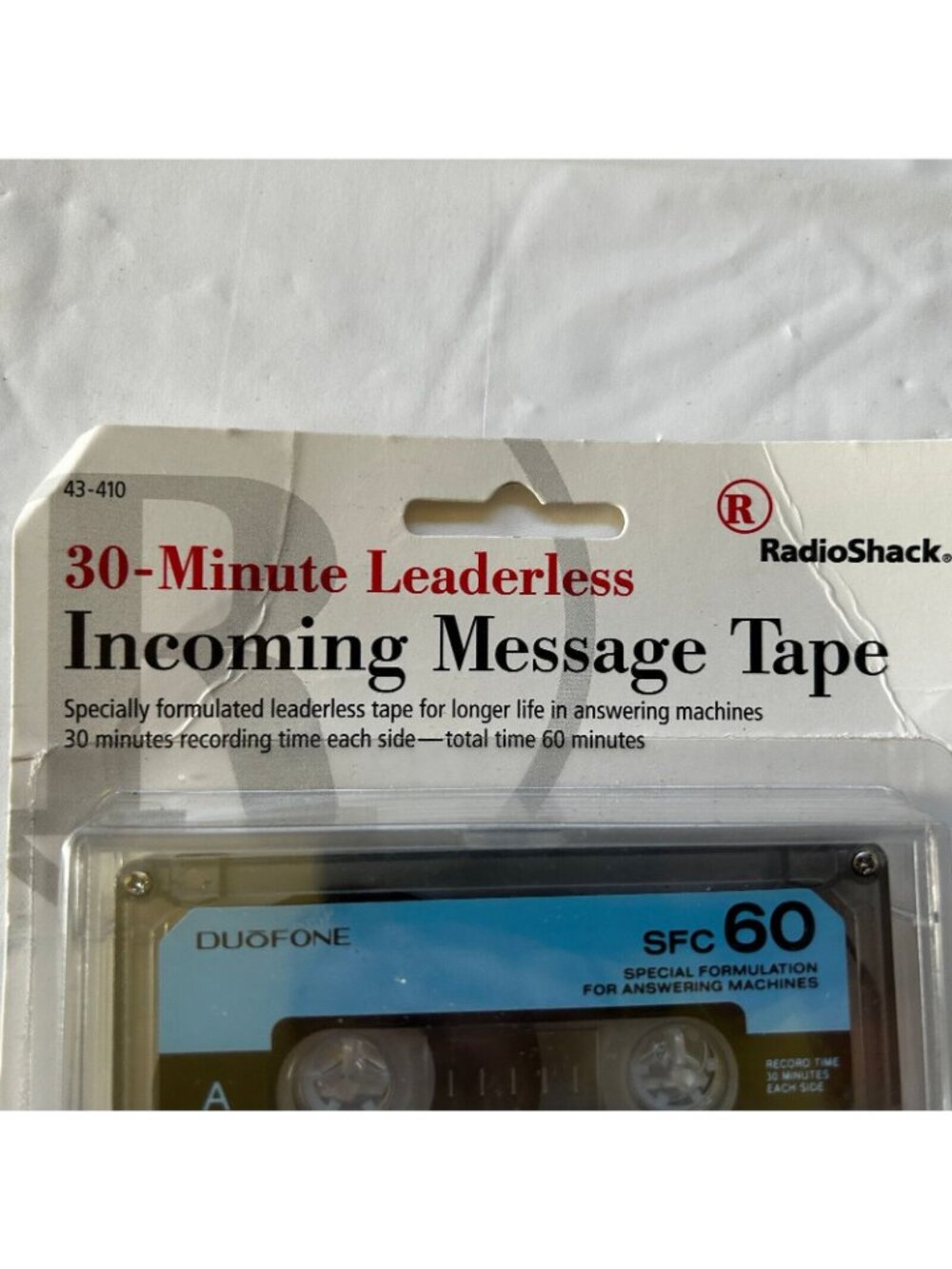 Radio Shack 43-410 Duofone 30 Minute Incoming Message Tape answer machine - Picture 2 of 4